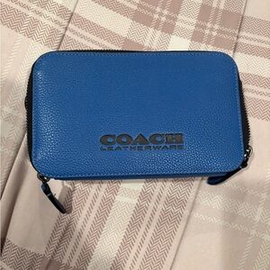 Coach Cobalt Blue Leather crossbody
